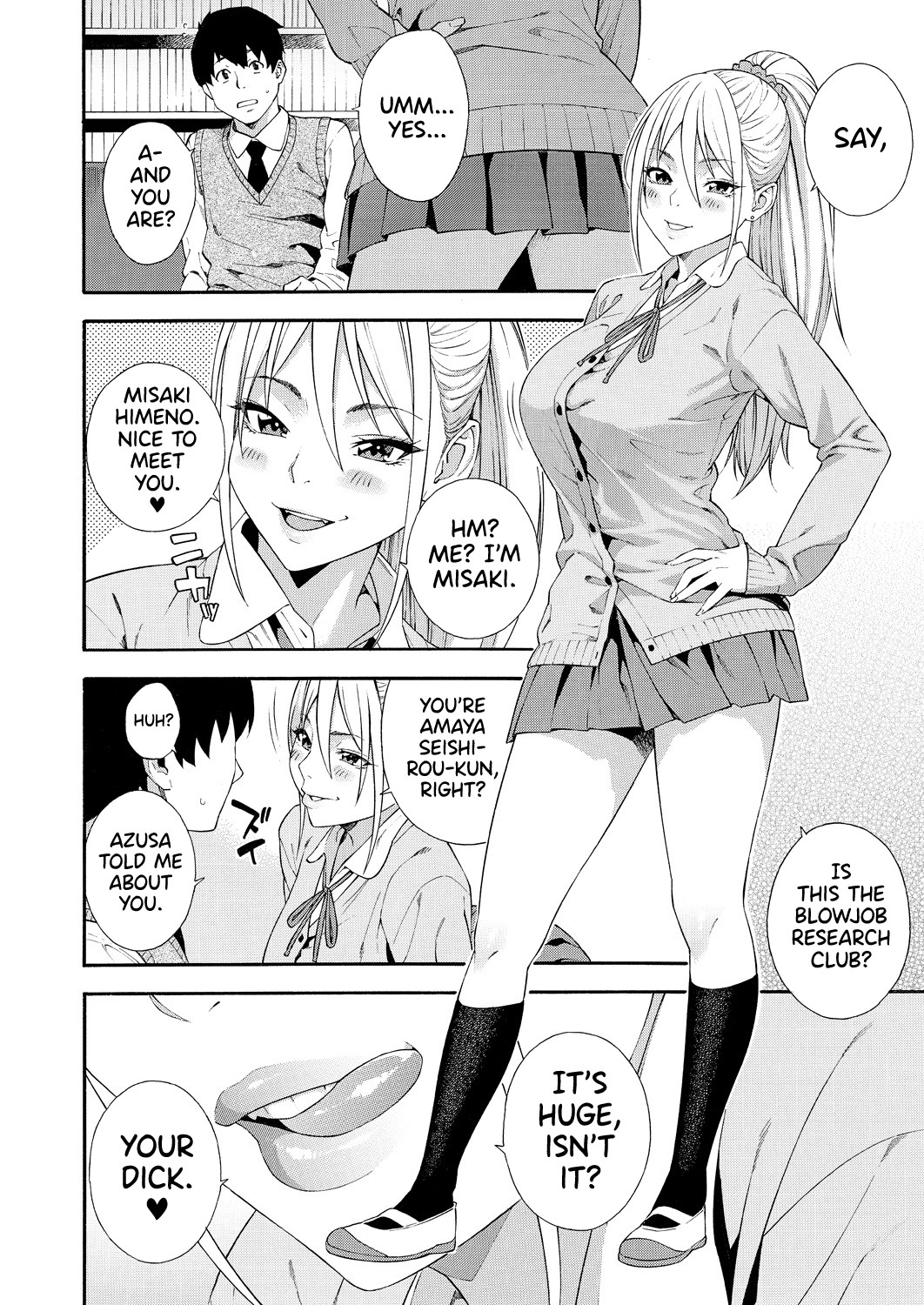 Hentai Manga Comic-Blowjob Research Club-Chapter 2-10